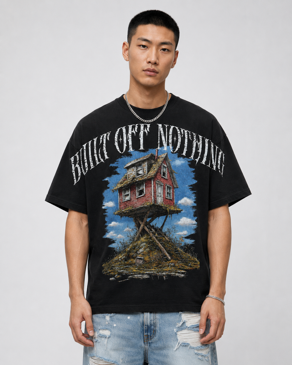BUILT OFF NOTHING "graphic tee"