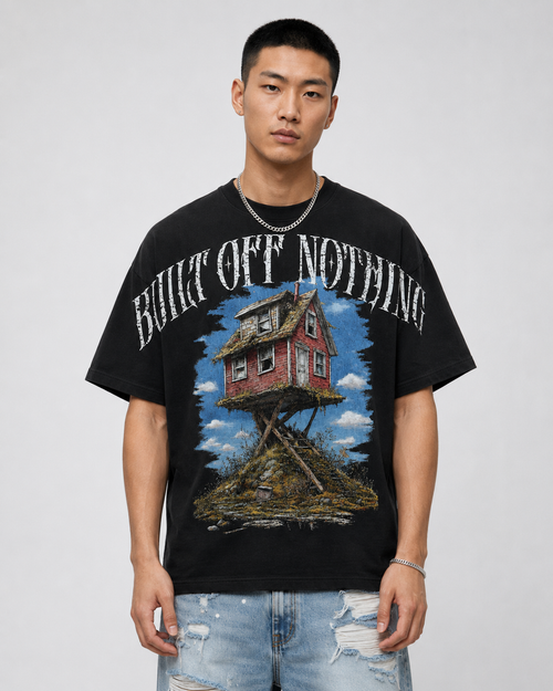 BUILT OFF NOTHING "graphic tee"