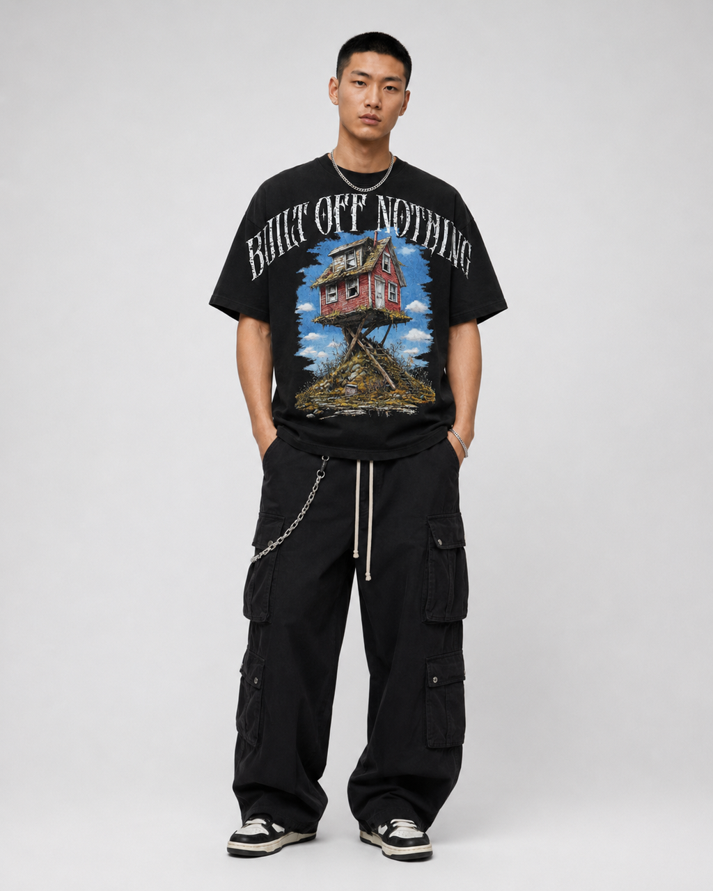 BUILT OFF NOTHING "graphic tee"