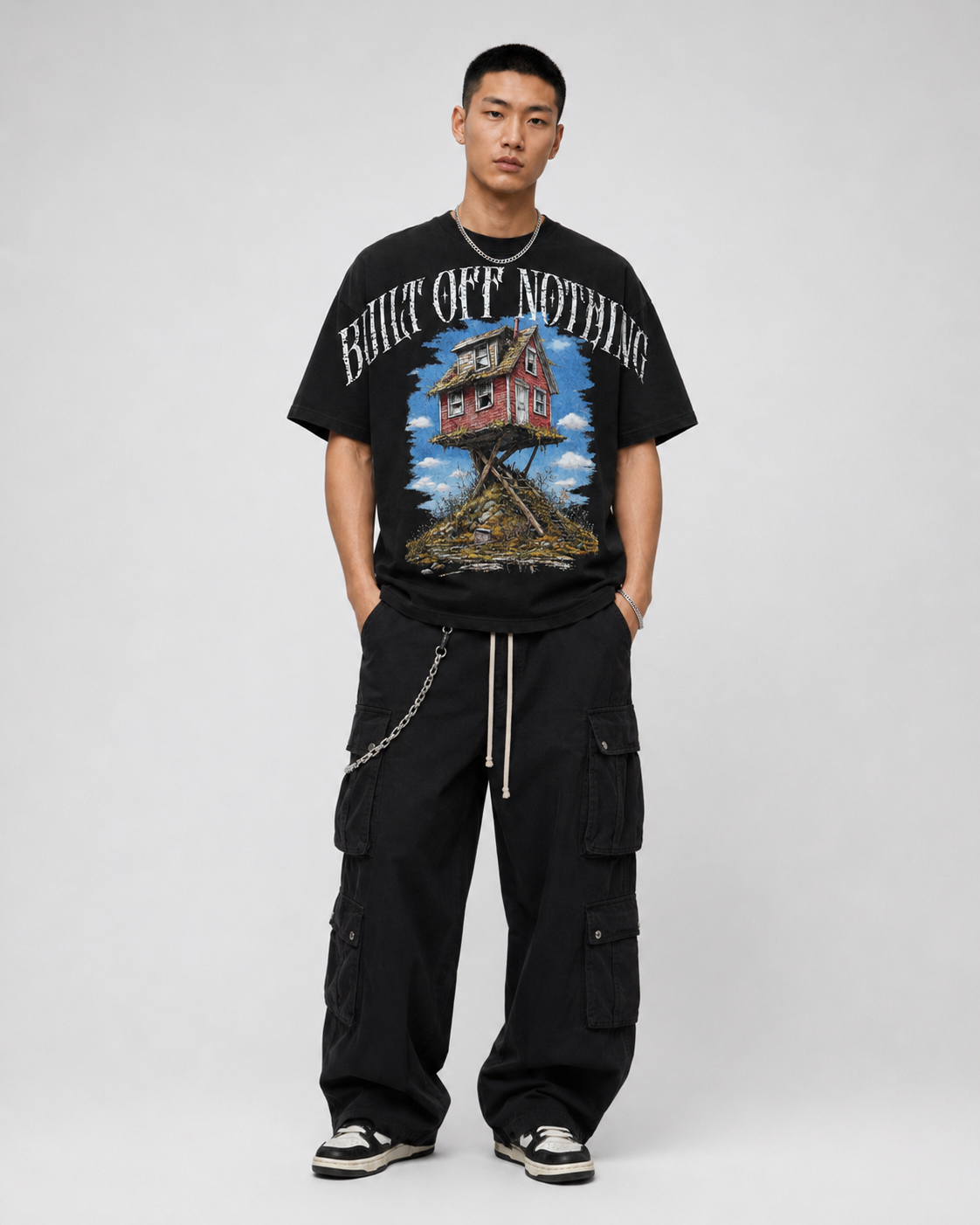 BUILT OFF NOTHING "graphic tee"