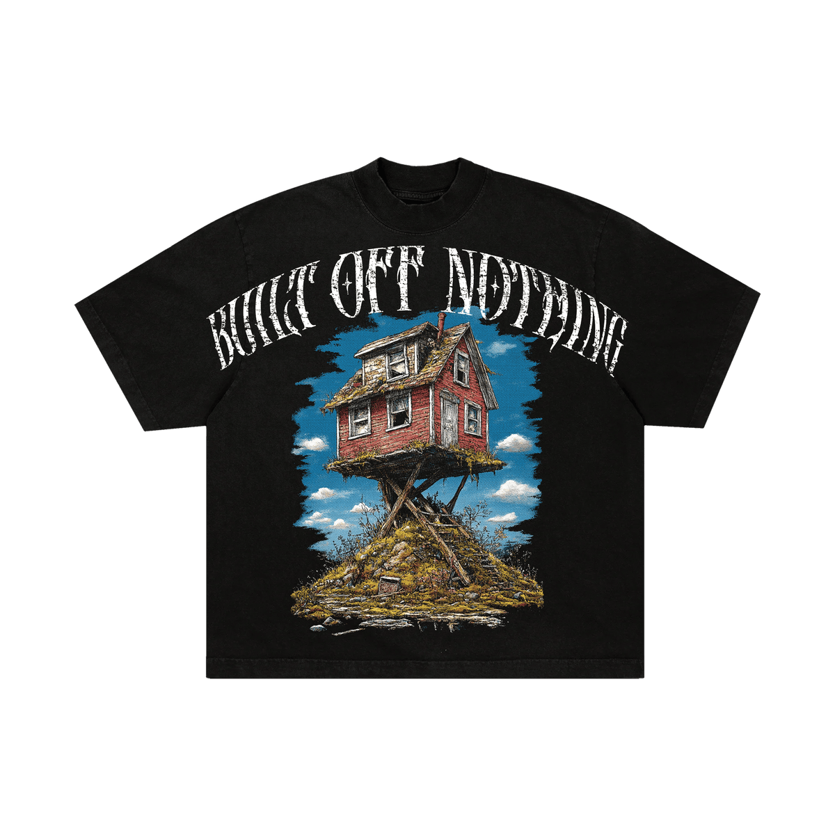 BUILT OFF NOTHING "graphic tee"