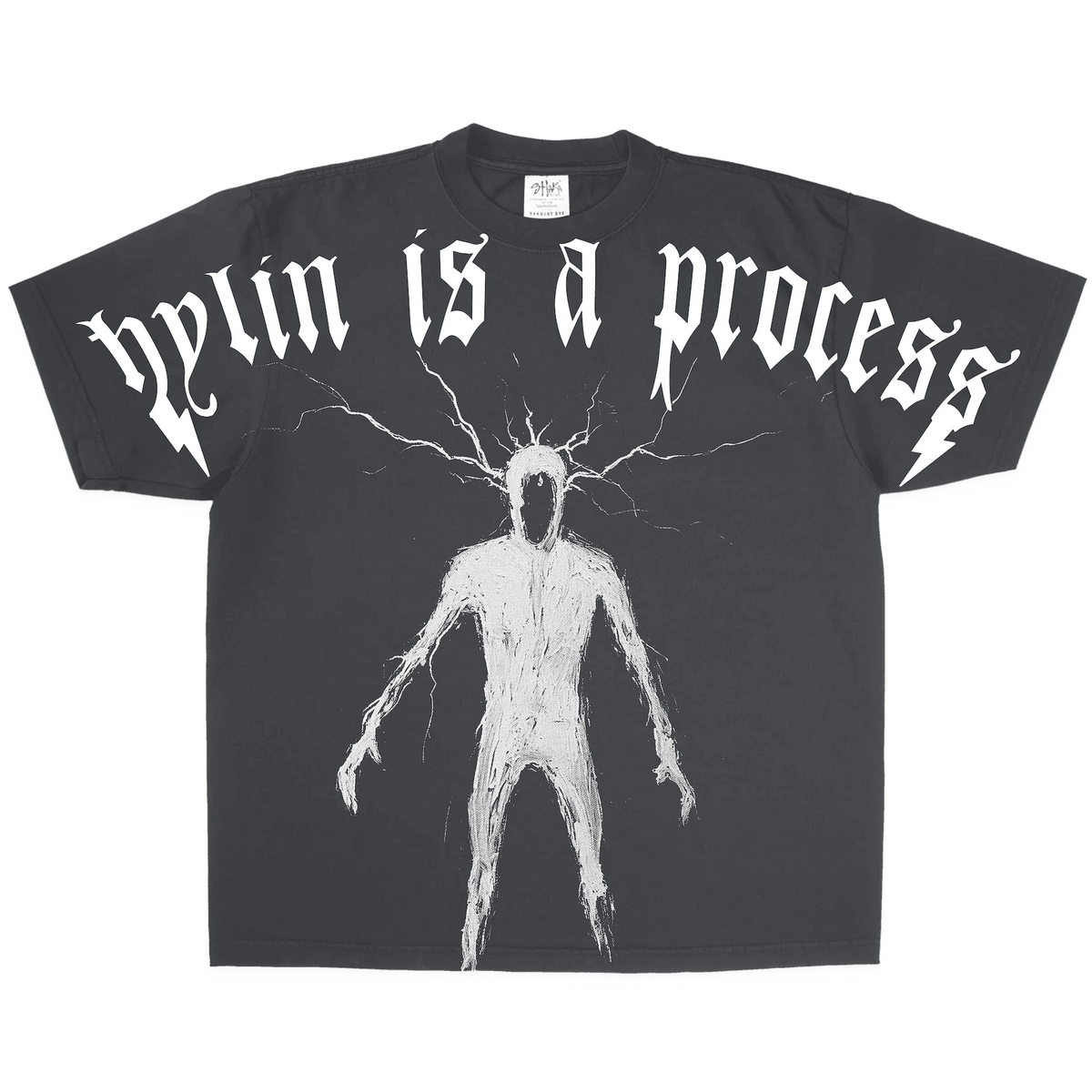 hylin is a process SHADOW GRAPHIC TEE