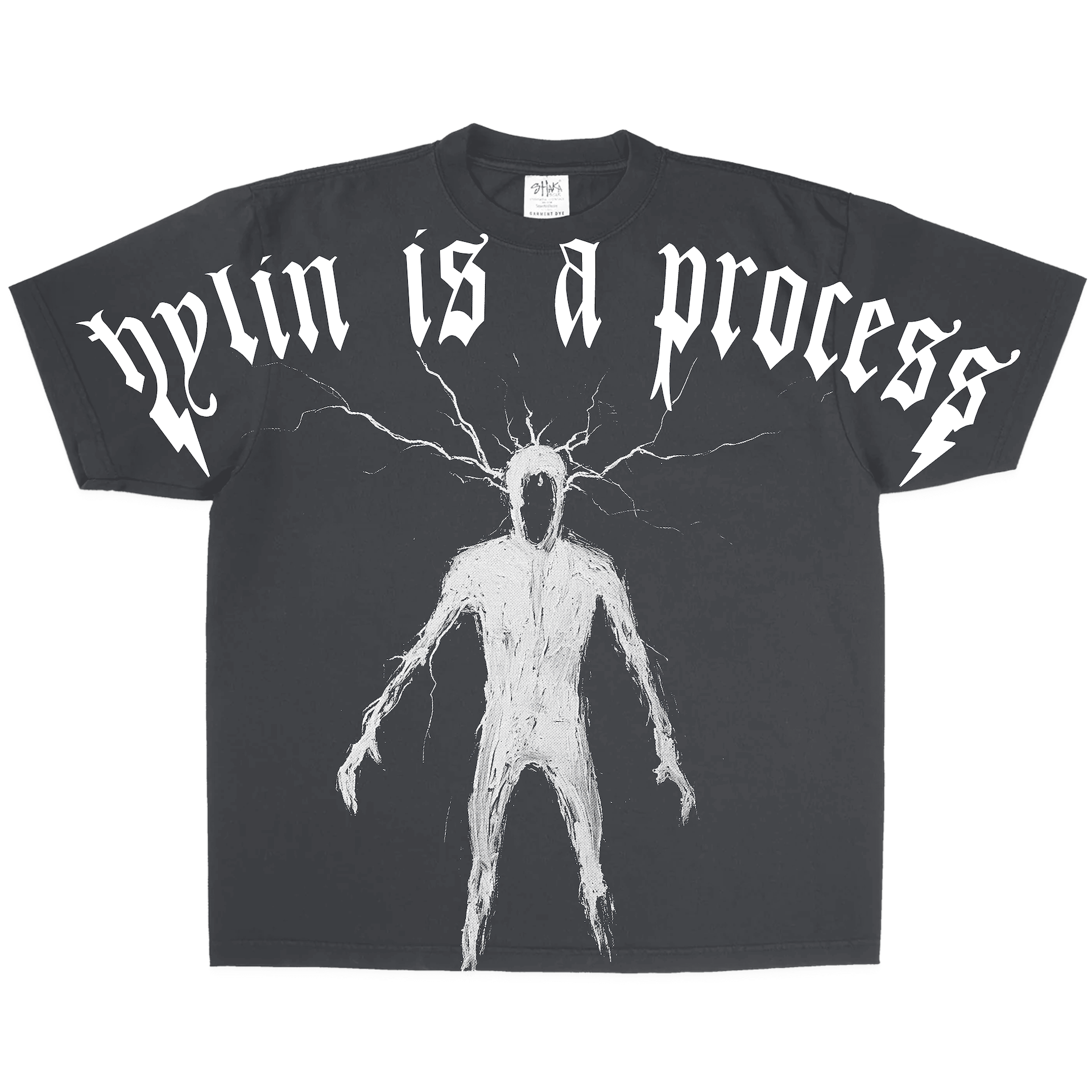 hylin is a process SHADOW GRAPHIC TEE